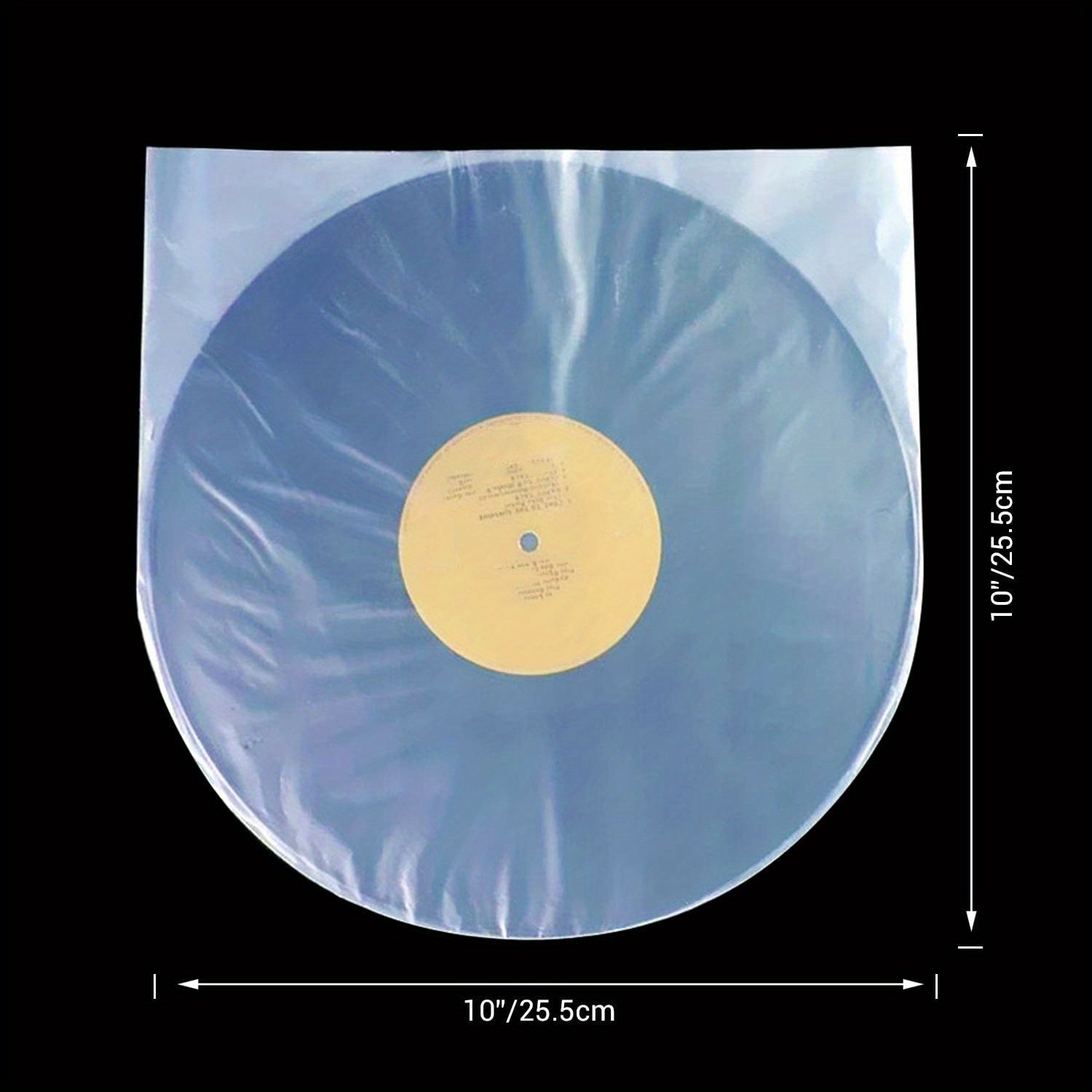 100x Pochettes Intérieures Disque Vinyle 33 Tours 12 LP