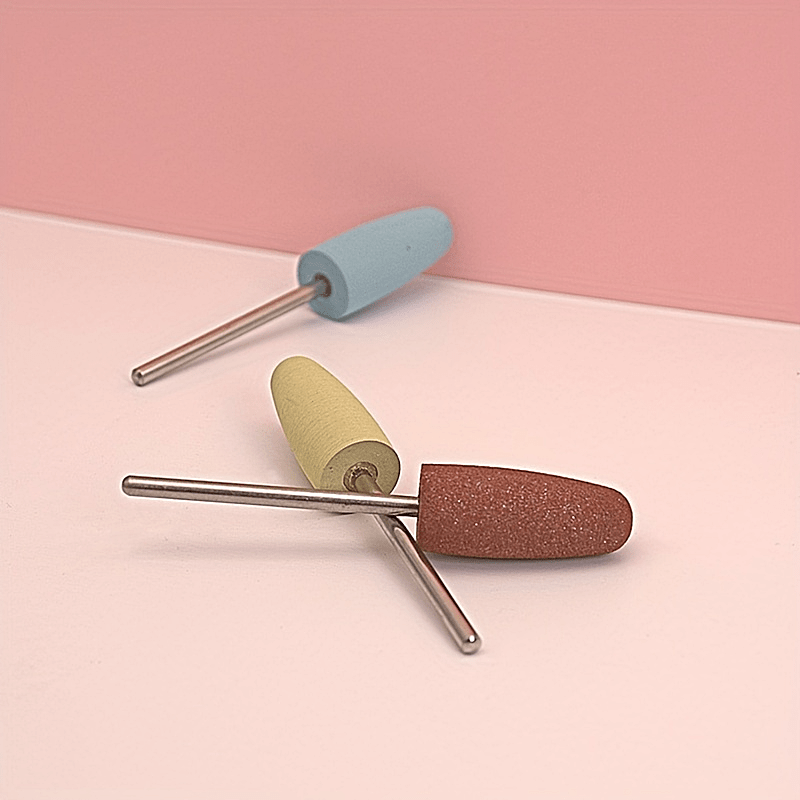 Silicone Head Nail Grinders Bits for Nail Art