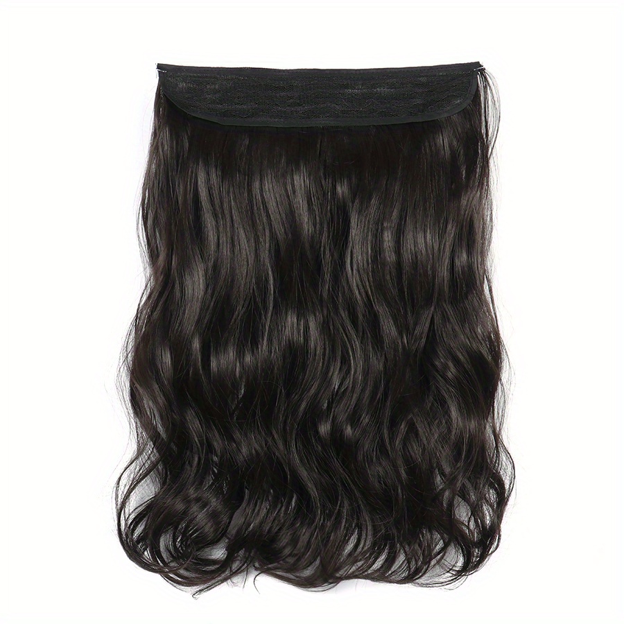 Long Wavy Hair Extensions Invisible Wire Hairpiece