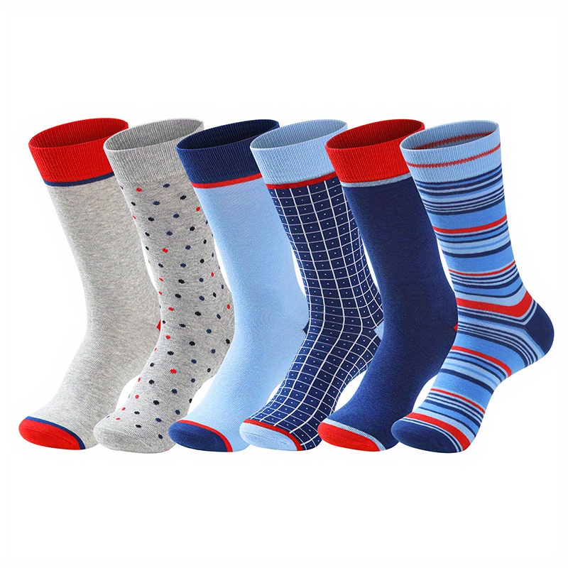 Men's Dress Socks High Quality Cotton Business Socks Casual - Temu