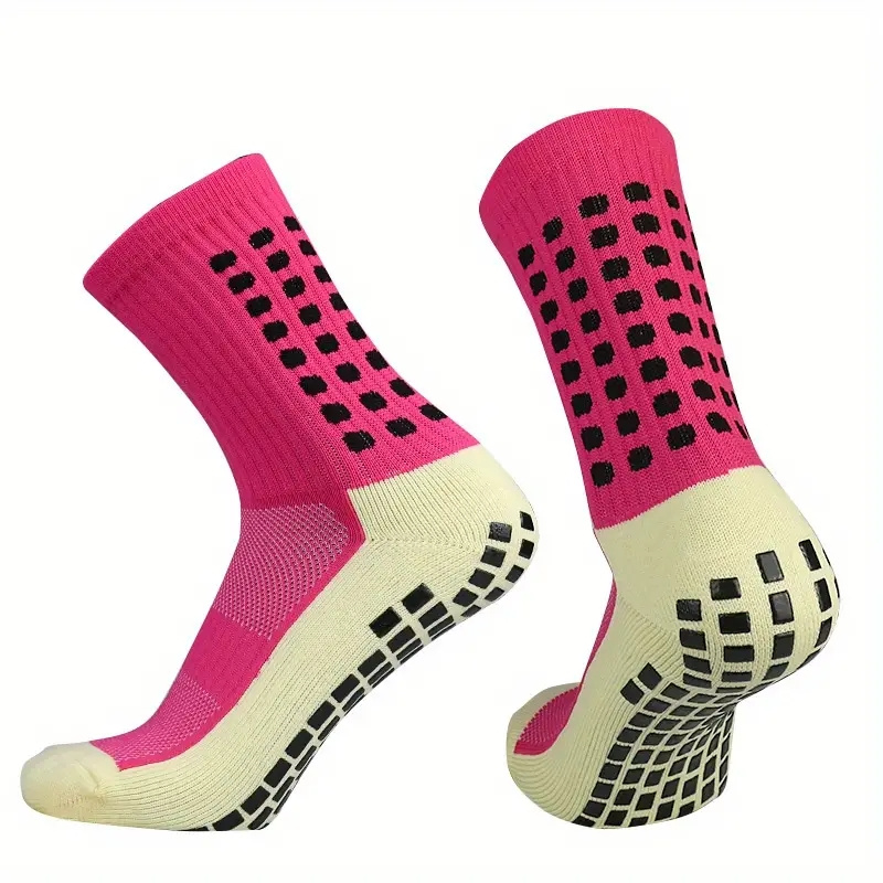 Anti Slip Socks Mid-Tube Football Basketball Rugby Baseball Unisex Sports  Socks Cotton Damping Gift - AliExpress