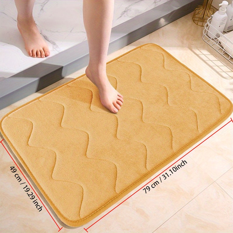 Anti-Slip Bath Mat - Orange