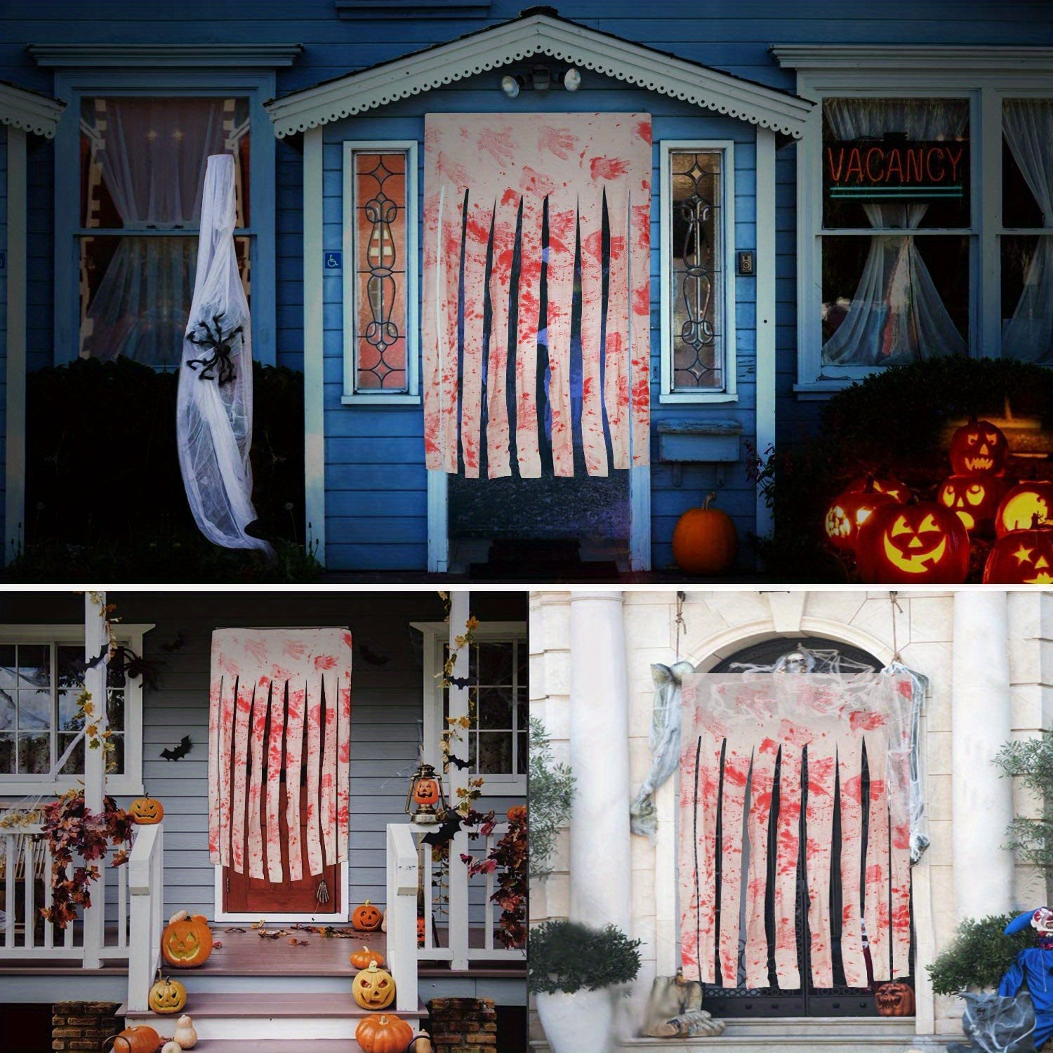 Door Curtain Decoration Bloody Bloody Doorway - Temu