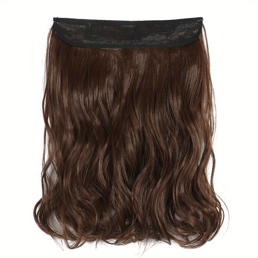 Long Wavy Hair Extensions Invisible Wire Hairpiece