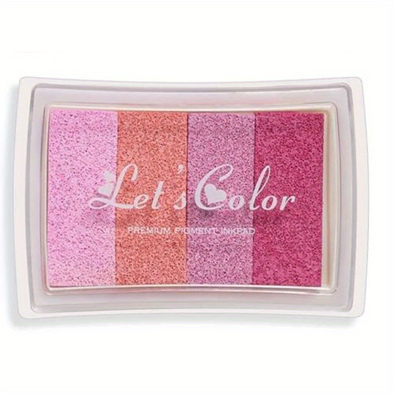 Let's Color Premium Pigment Ink Pads Ranibow Pinks 