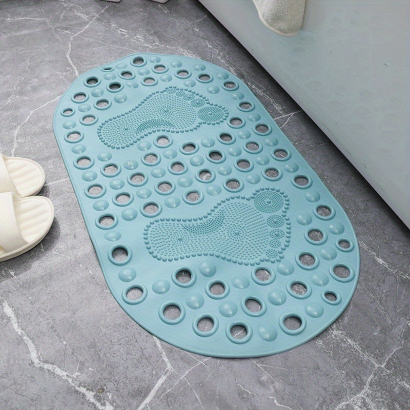 1pc Bath Mat With Suction Cup Oval Bathtub Mat Shower Floor - Temu