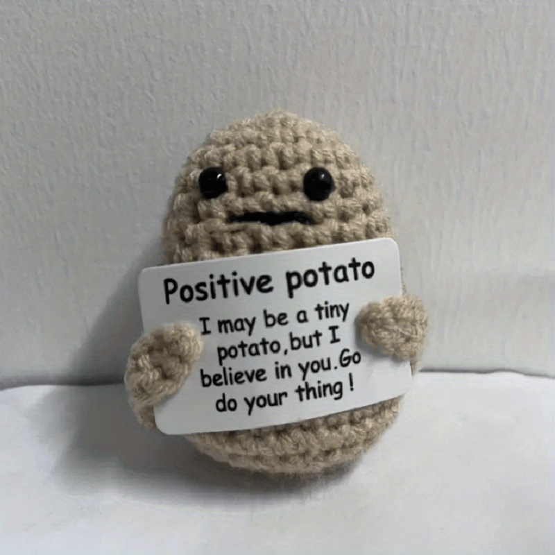 Positive Potato PP012 - Positive Potato Cute Positive Potato Knitted Gift