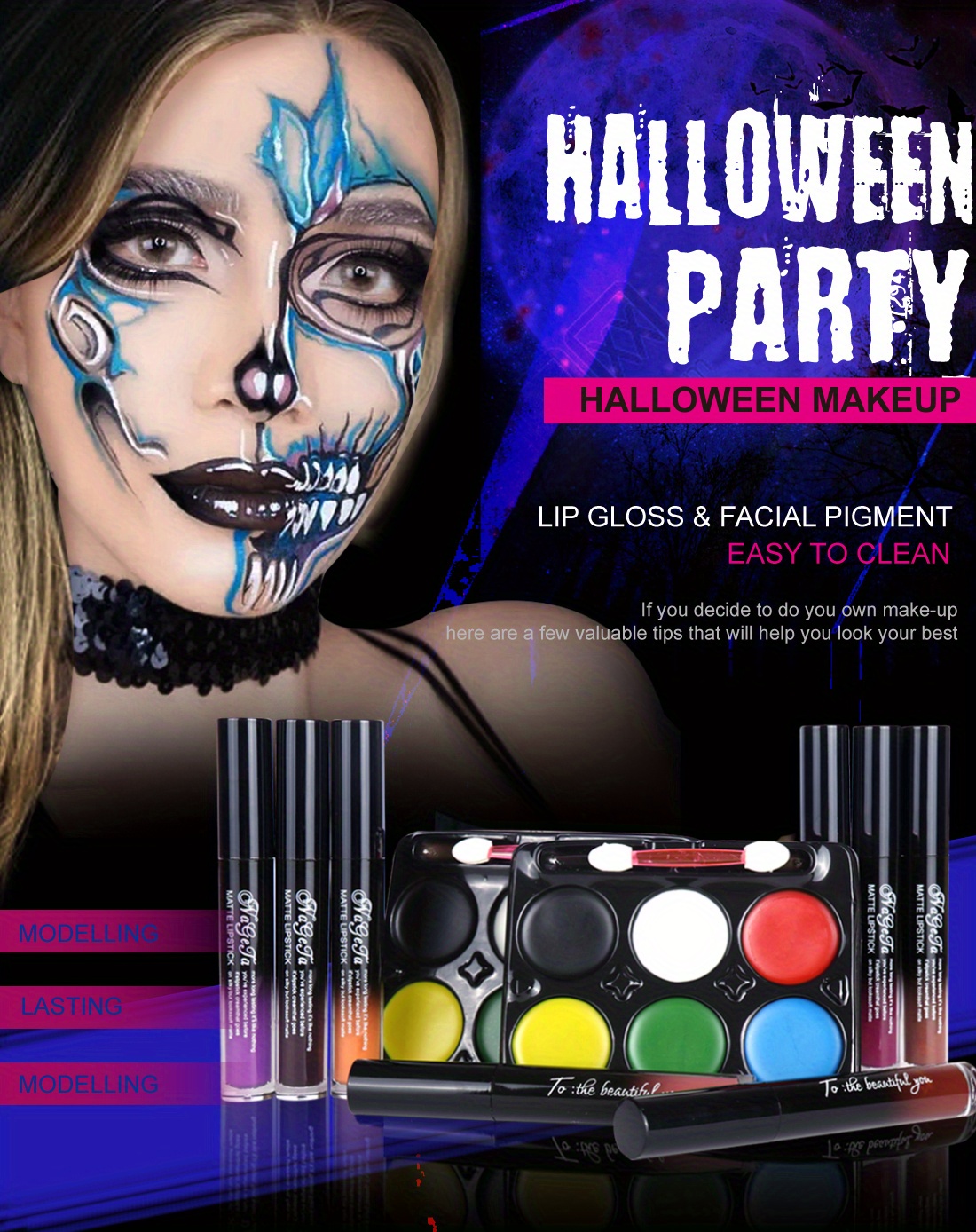 NAGETA Halloween Makeup Set