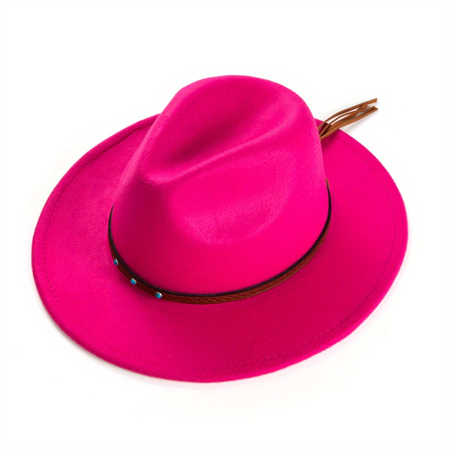 Exquisite Hat With Large Eaves Bell Shaped Jazz Hat Male Charm Cool Top Hat  For Men And Women, Shop On Temu And start Saving