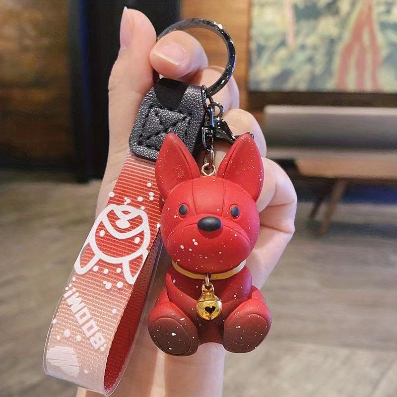 Louis Vuitton Dog Keychain 