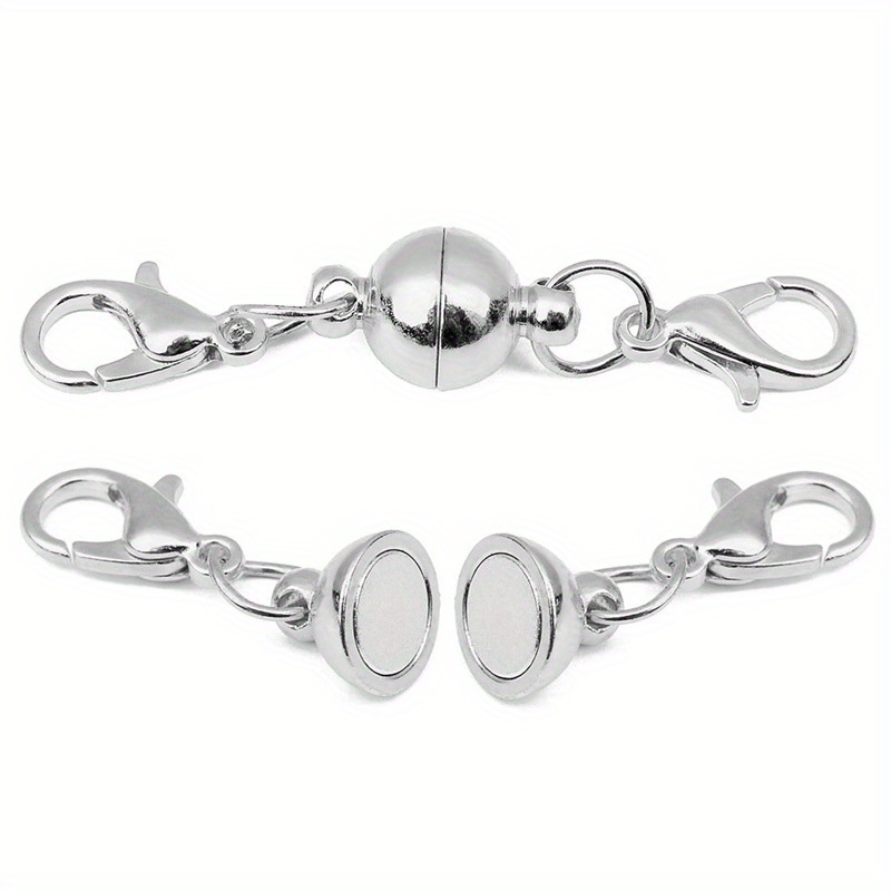 Apex Magnets  2 Claw Silver Magnetic Jewelry Clasp Connectors