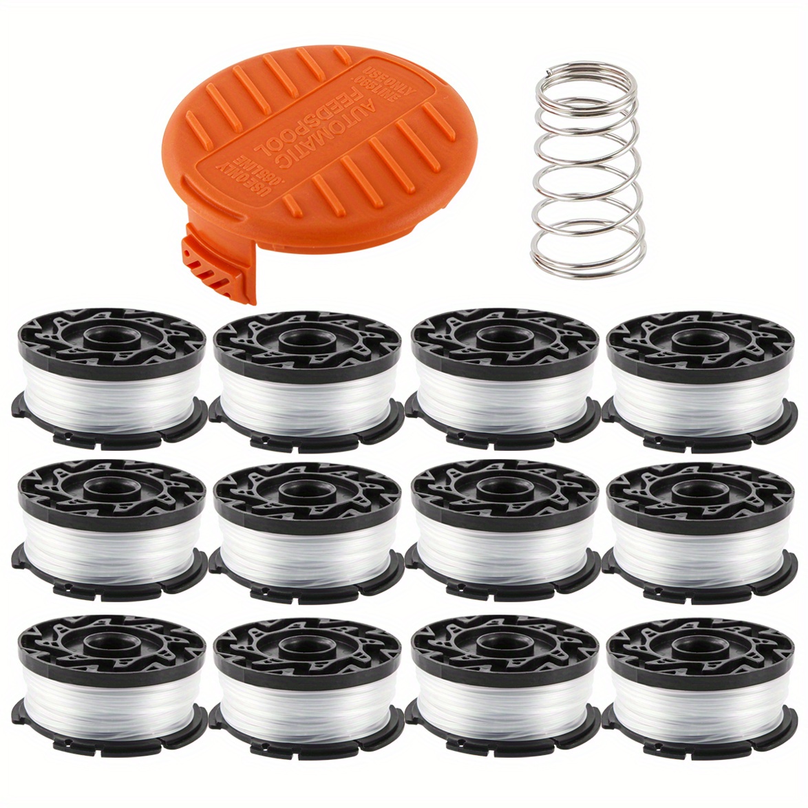 Line Trimmer Spool, Spool , Spring Trimmer Spool Autofeed System Compatible  For Black + Decker Af-100/af100-bkp/af-100-3zp String Trimmer Edger, Grass  Trimmer Rc-100-p Trimmer - Temu