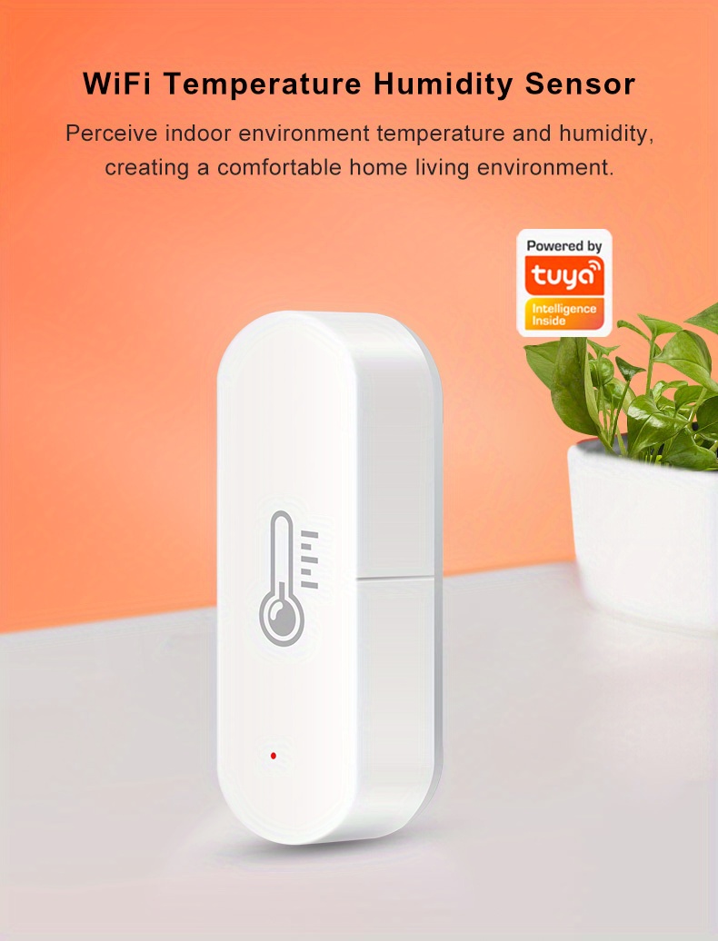 Tuya Wifi Temperature Humidity Sensor Indoor