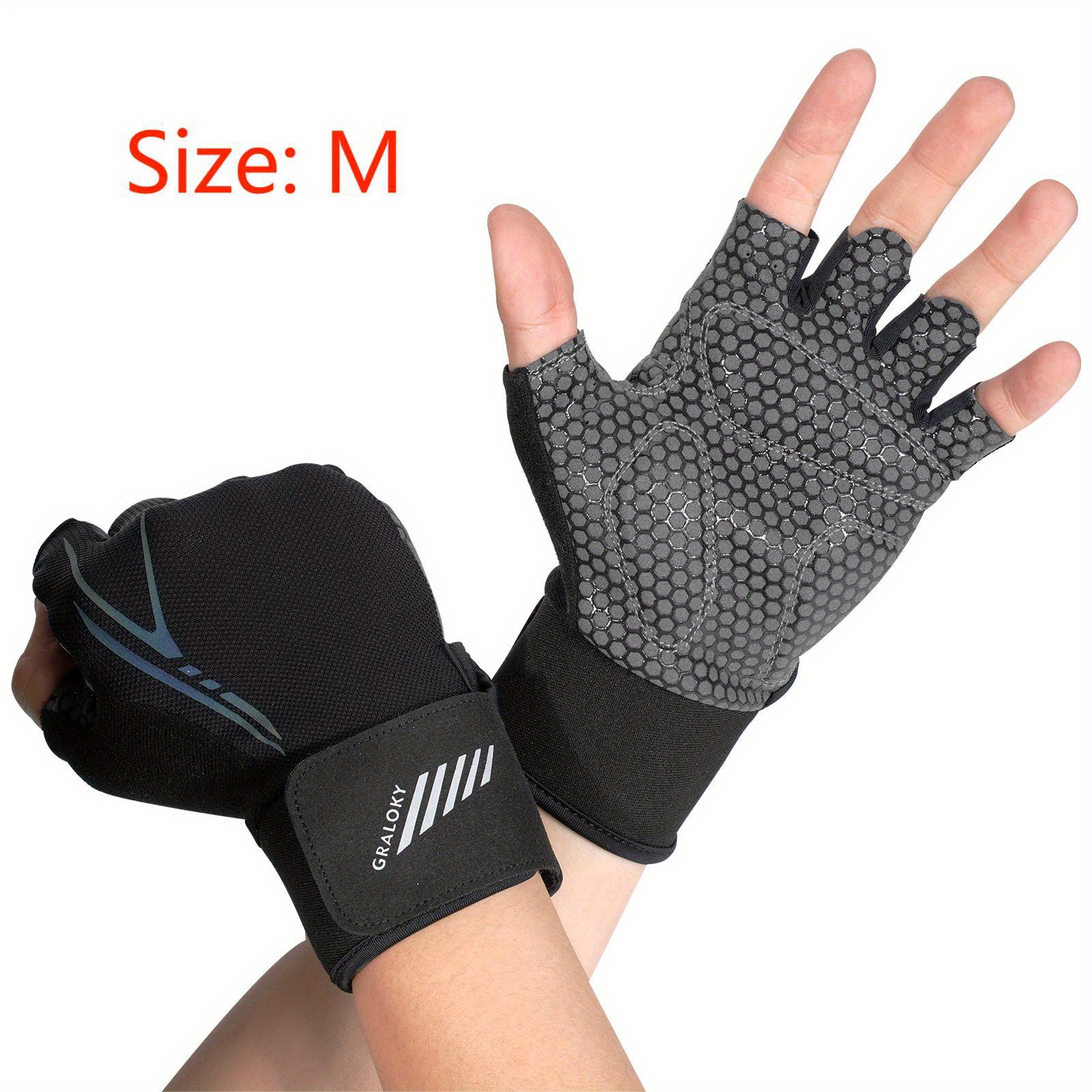 Weight Lifting Gloves for Gym Workout Breathable for Men and Women with  Damping Wearable Palm Rest Gloves for Fitness Bodybuildingtrength Training  powerliftingightlifting Cycling Exercise : : Sports & Outdoors