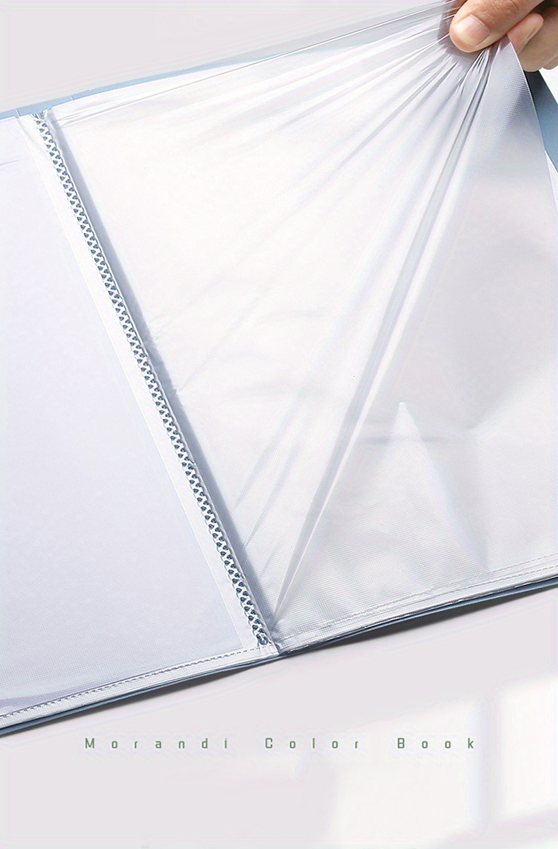 A4 Presentation Binder Plastic Sleeves Clear Sheet Protector Temu