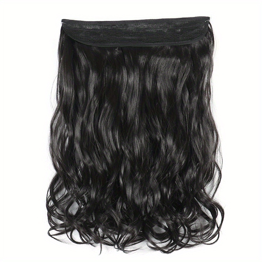 Long Wavy Hair Extensions Invisible Wire Hairpiece