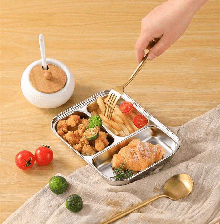 Stainless Steel Divided Tray – eKitchenary