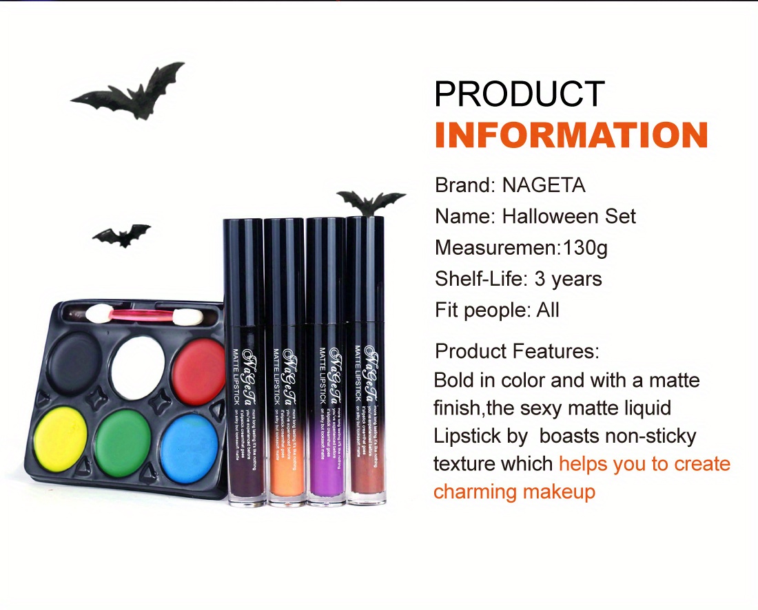 NAGETA Halloween Makeup Set
