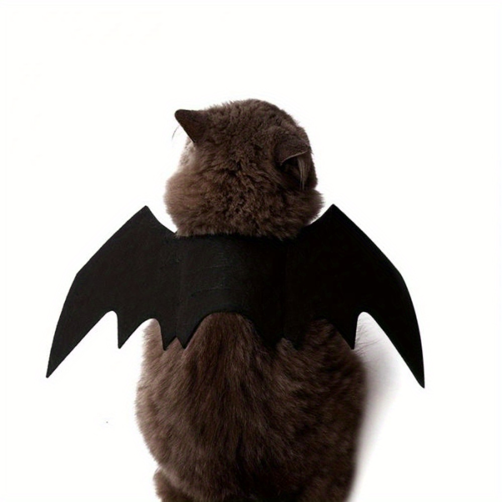 Pet Costume Pet Black Bats Wings Costume Bat Wings Cosplay Festive Pet