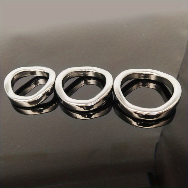 Curve Metal Penis Rings For Male Steel Cock Ring Delay - Temu