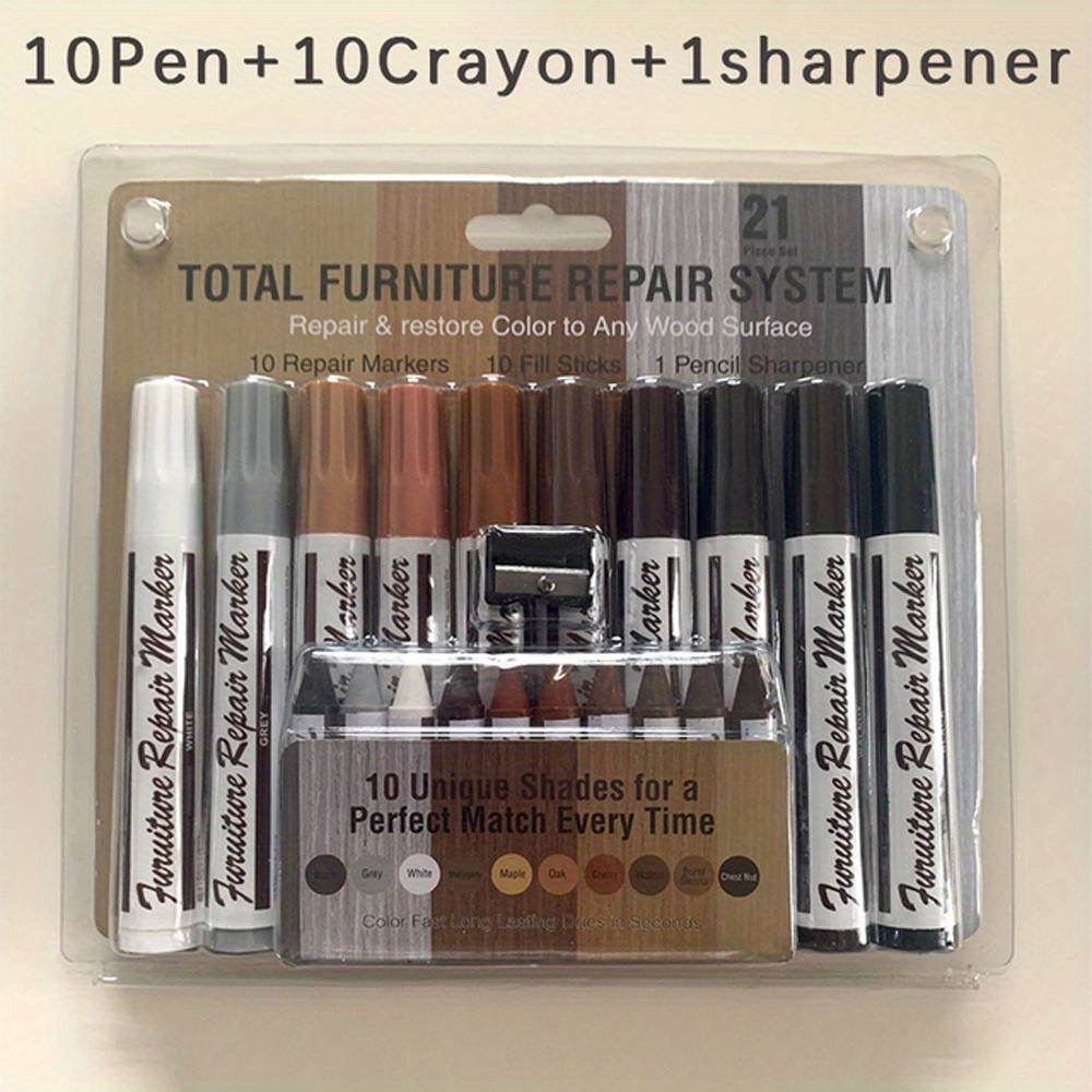 Furniture Touch-Up Markers Set 6