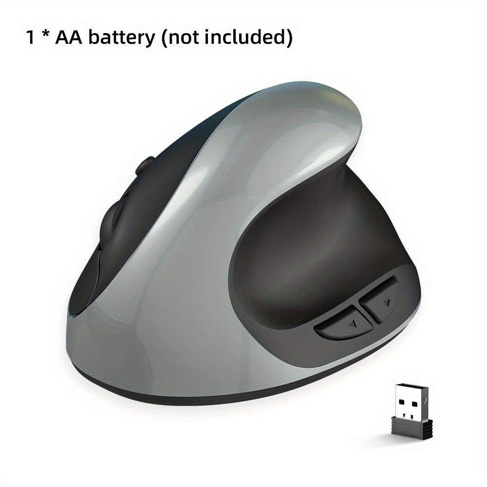 Souris Verticale sans Fil, 2.4GHz Rechargeable Souris Ergonomique