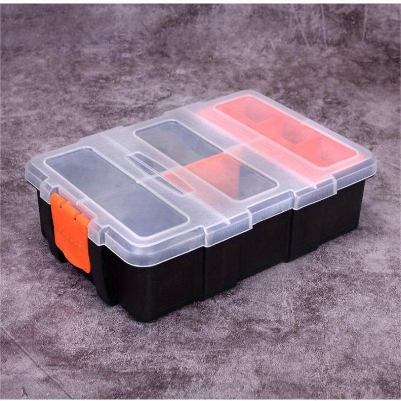 1pc Small Parts Organizer Case Small Parts Organizer Box Metal