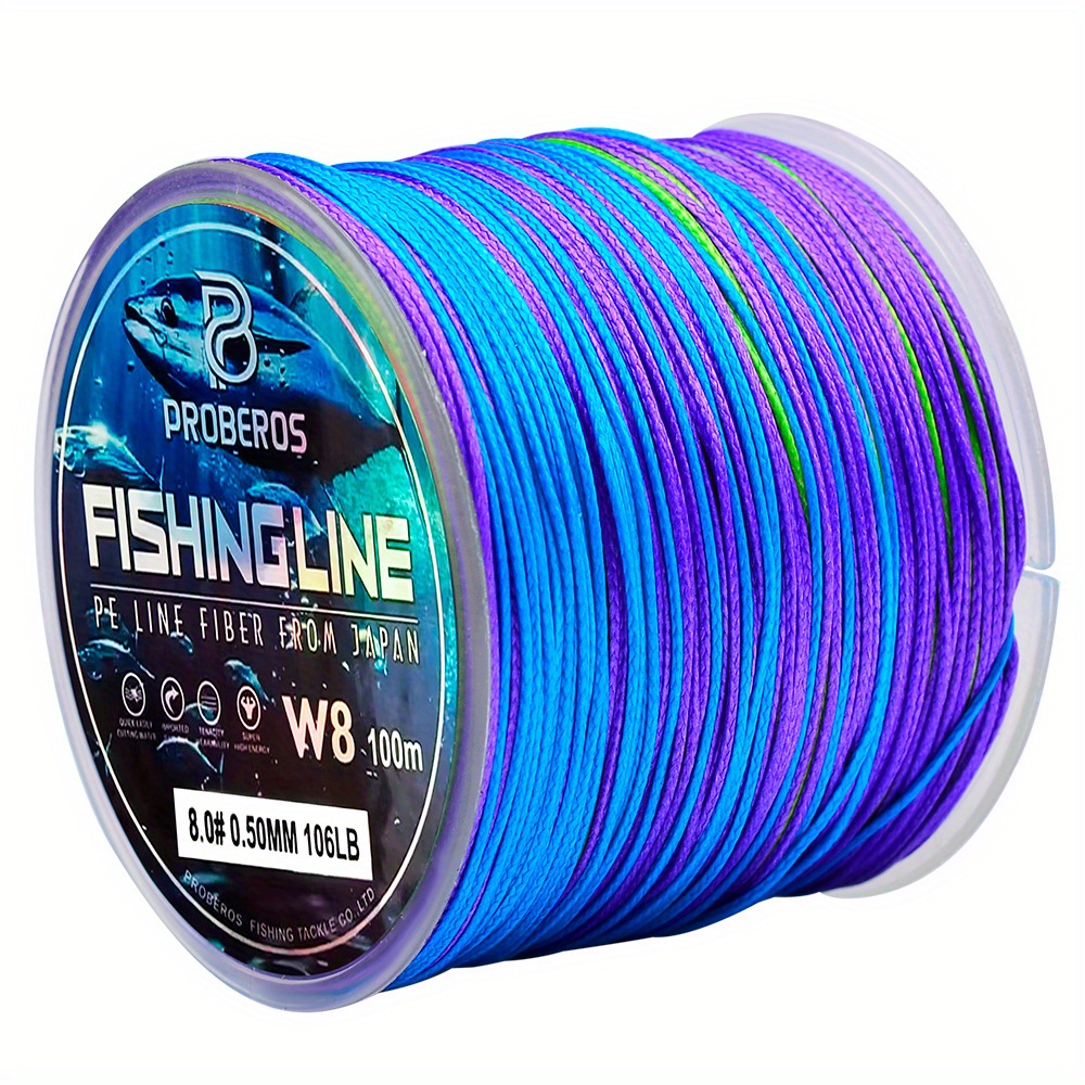 Fishing Wire 300M Super Strong 8 Braided Fishing Lines PE Multifilament  Lines for Carp Fishing Wire Rope Cord Nylon String (Color : Muticolor, Size  