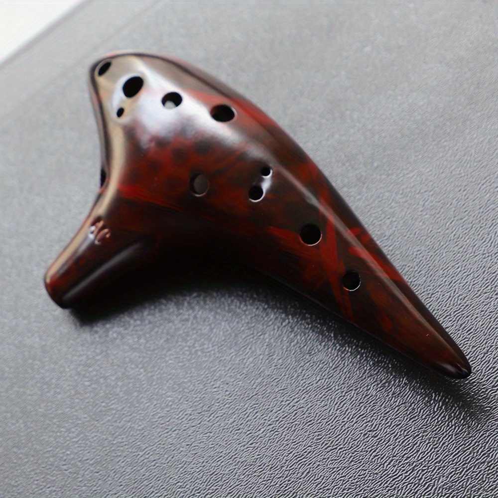 12 hole Ceramic Ocarina Flute: White Porcelain Alto C 3 - Temu Ireland