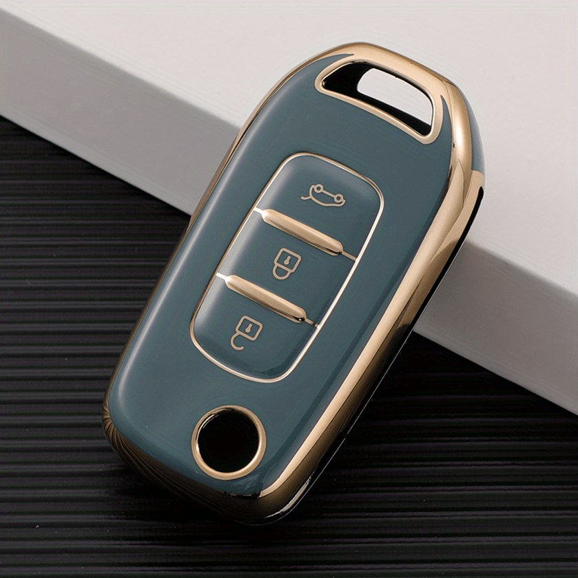 1 Set TPU-Autoschlüsseletui & Schlüsselanhänger & Schraubendreher kompatibel  mit Renault, Schlüsselanhänger-Abdeckung, aktuelle Trends, günstig kaufen