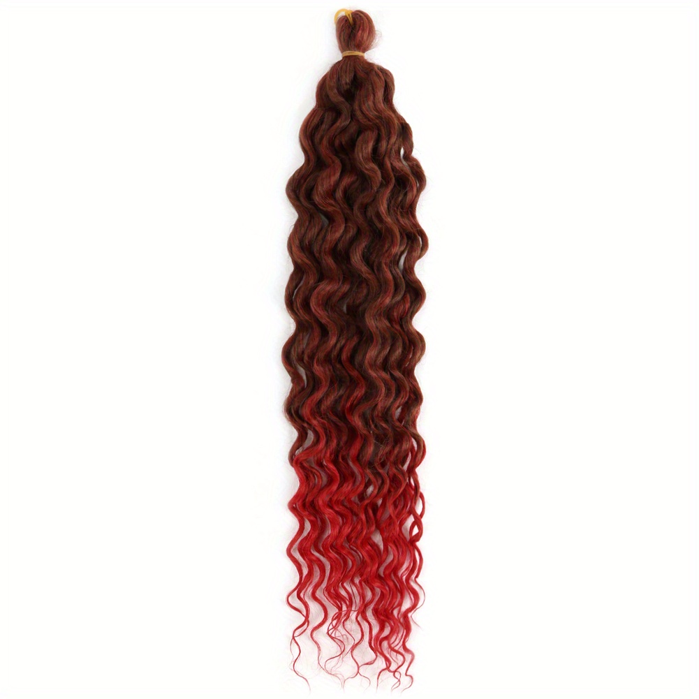 Deep Wave Crochet Hair Long Ocean Wave Braiding Hair - Temu Japan