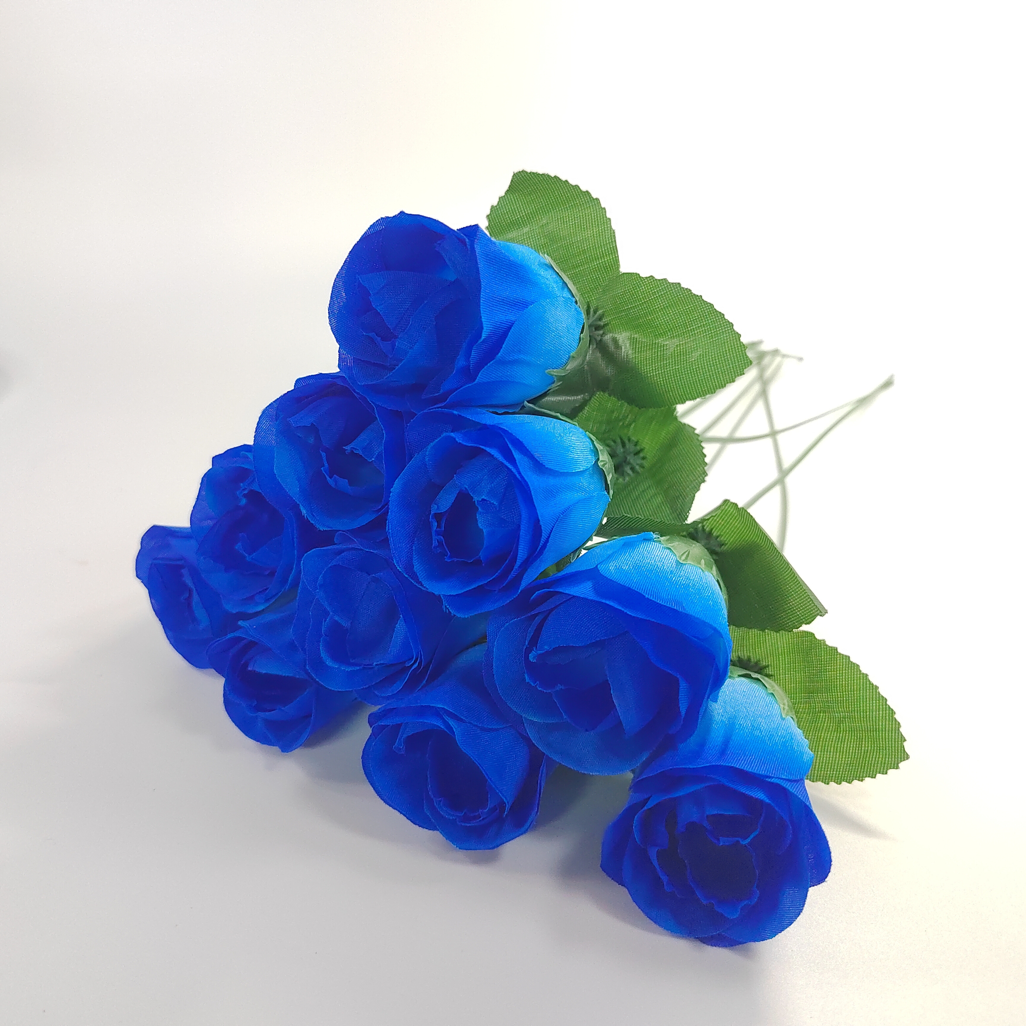 Piccolo bouquet di rose finte/fiore artificiale/matrimonio/decorazione  domestica/centrotavola/regali bianco -  Italia