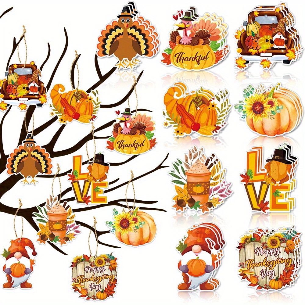 Thanksgiving Decoration Hanging Turkey Pumpkin Hanging Fall - Temu