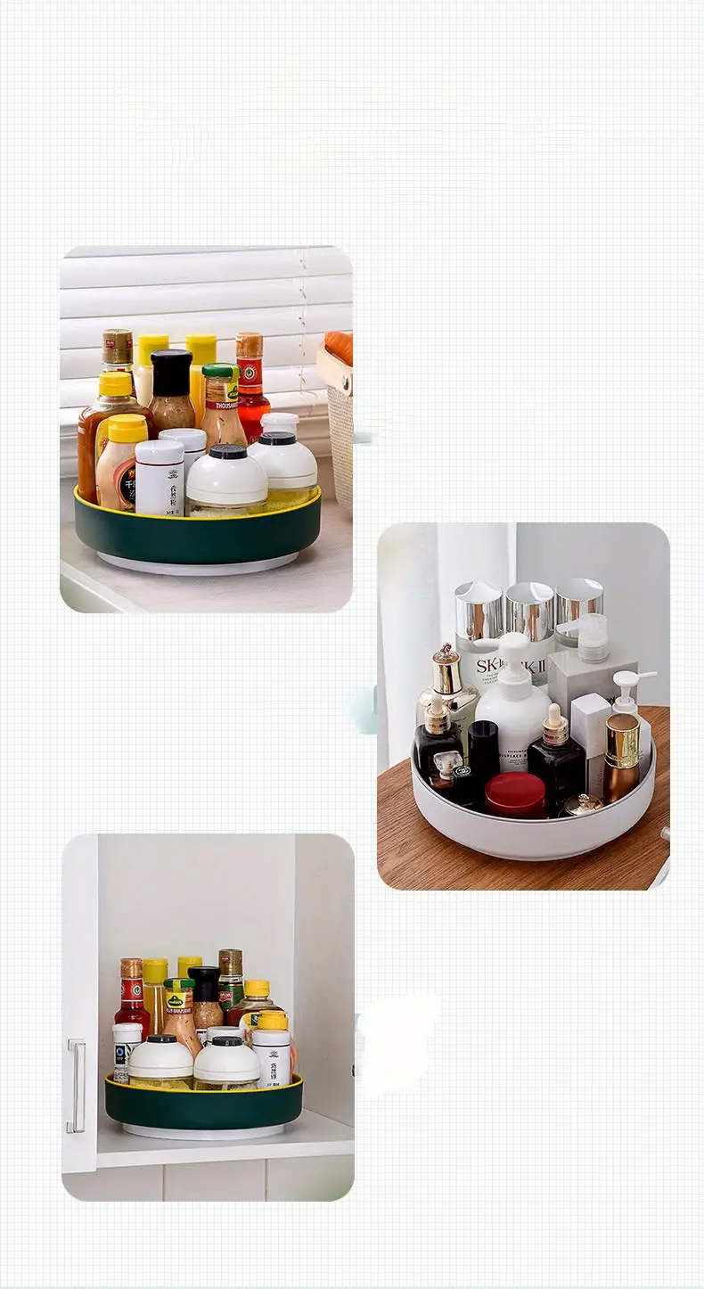 rotating makeup organizer rotating spice racks turntable - Temu Australia