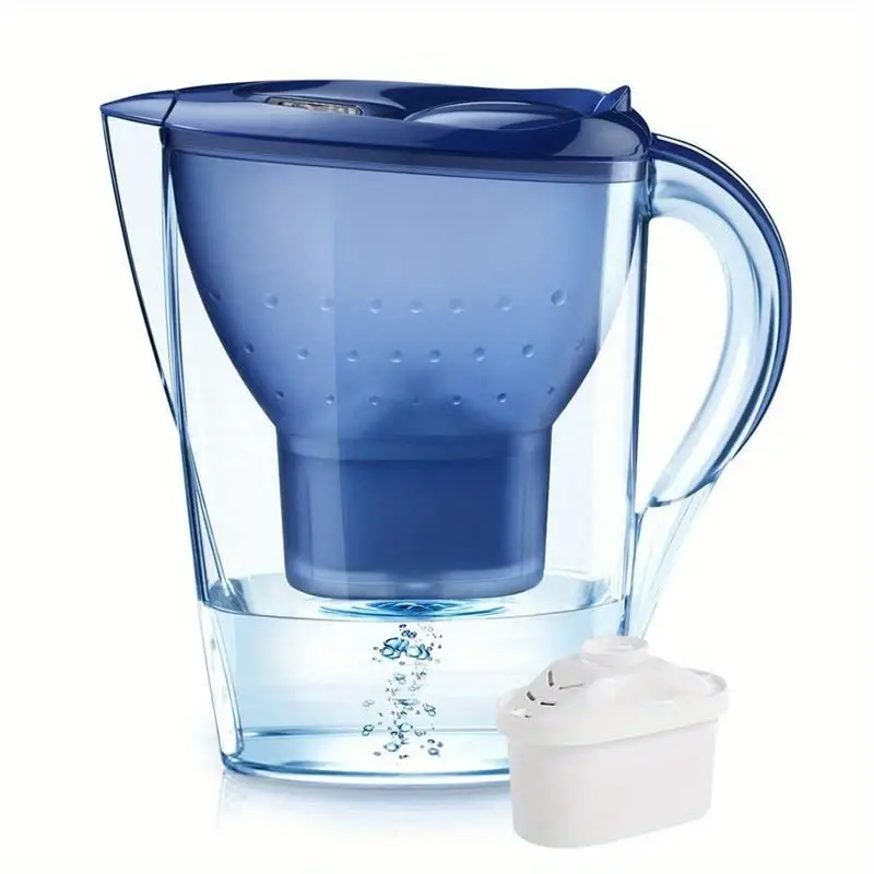 1pc 3 5L Water Filter Kettle To Purify WaterAlkaline Water Filter Pitcher Removes Fluoride Chlorine Heavy Metals Impurities Hydrogenated Water High PH Of 9 5 Adds Magnesium Everyday Water Filter Pitcher With Filter details 0