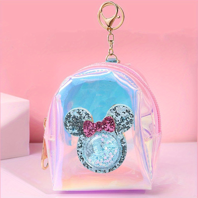 Girls Cute Cartoon Sequin Heart Shaped Crossbody Bag Coin Purse Decorative  Accessories For Party - Temu