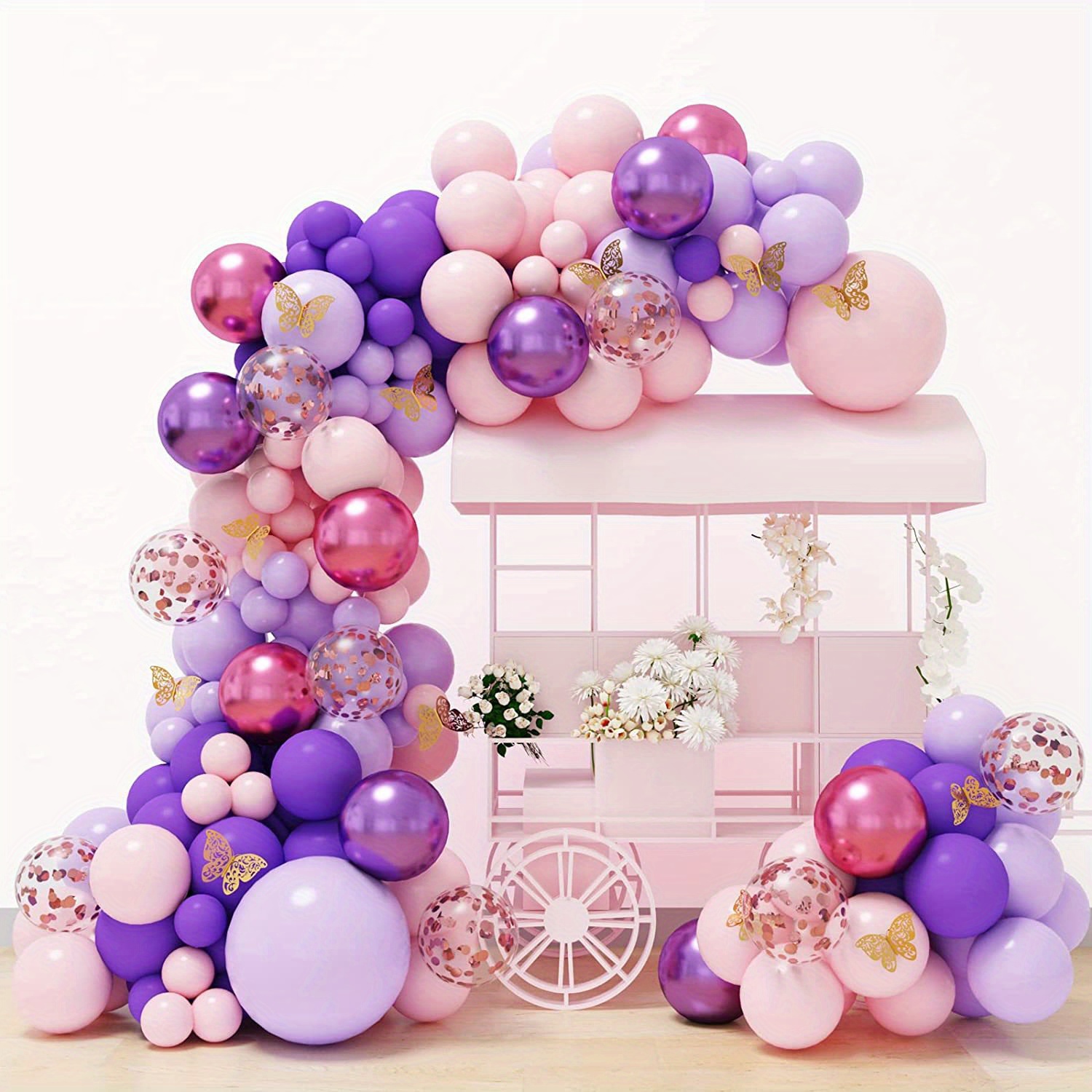 Baby shower decorations Girl It is a Girl pink decorations Balloons Garland  kit