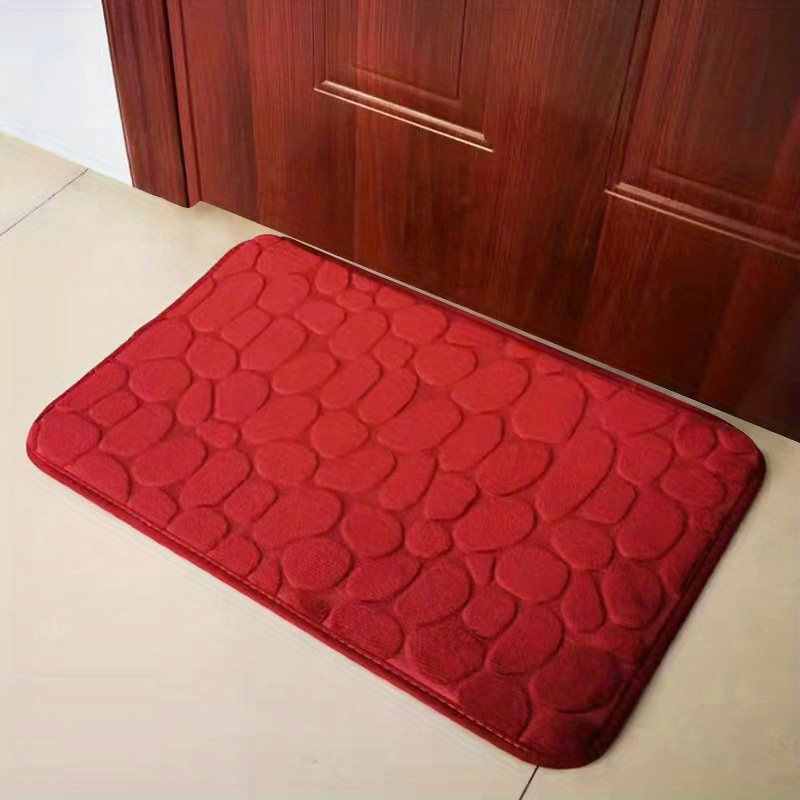 Super Absorbent Door Mat Rainbow Memory Foam Cushion Non - Temu