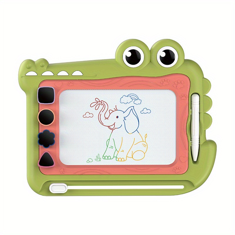 Small Crocodile Color Magnetic Drawing Board Toy Graffiti - Temu