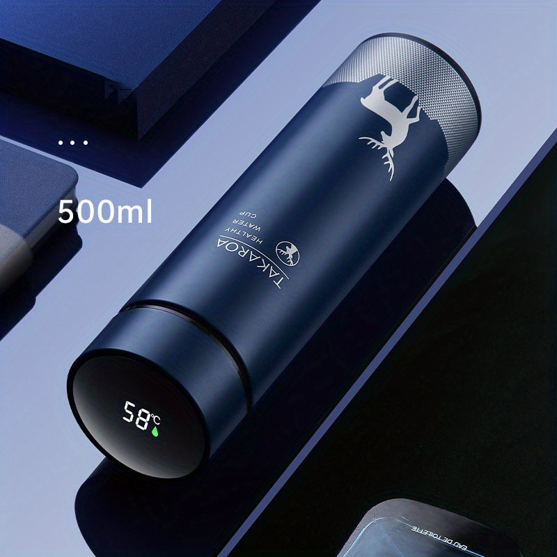 Stylish Vacuum Flask with Temperature Display
