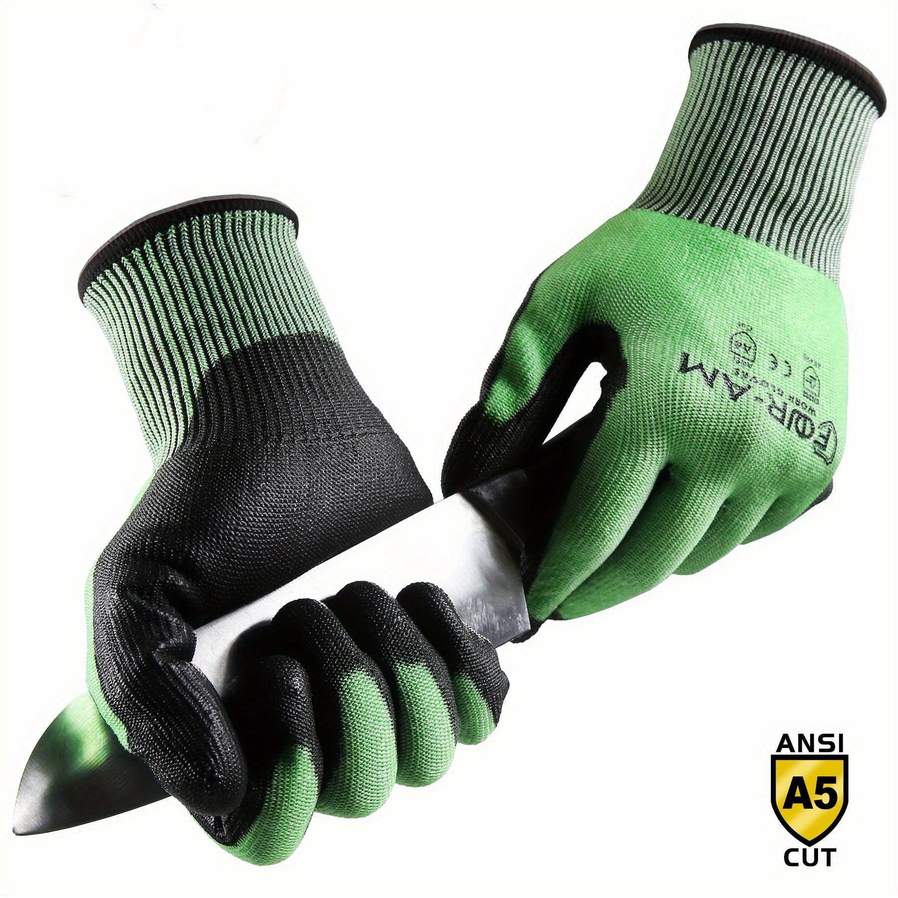 Level 5 Cut resistant Gloves Firm Non slip Grip Heavy Duty - Temu Austria