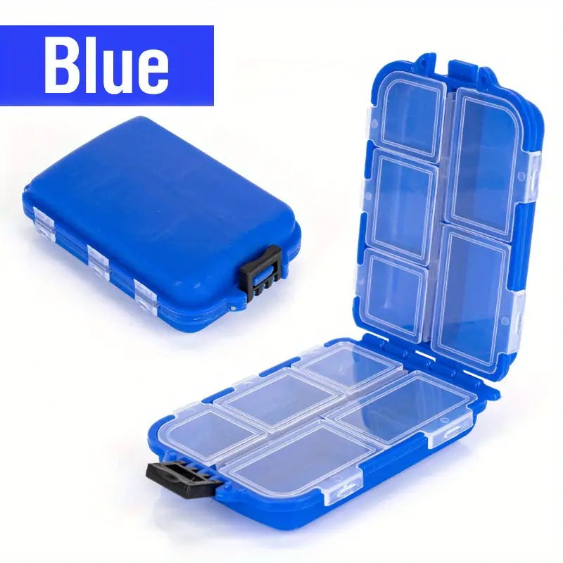 Durable Portable Fishing Tackle Box Multiple Compartments - Temu