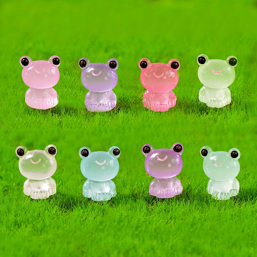 Luminous Frog Children's Toys Micro Landscape Ornaments - Temu