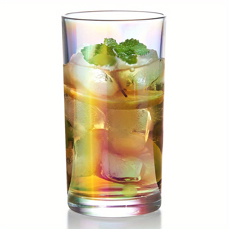 CUKBLESS Drinking Glasses Set of 6, Crystal Highball Water  Glasses, Glass Cups for Water, Juice, Beverage, Mojito, Mixed Drinks, Cocktail  Glass Set-15 Oz: Highball Glasses