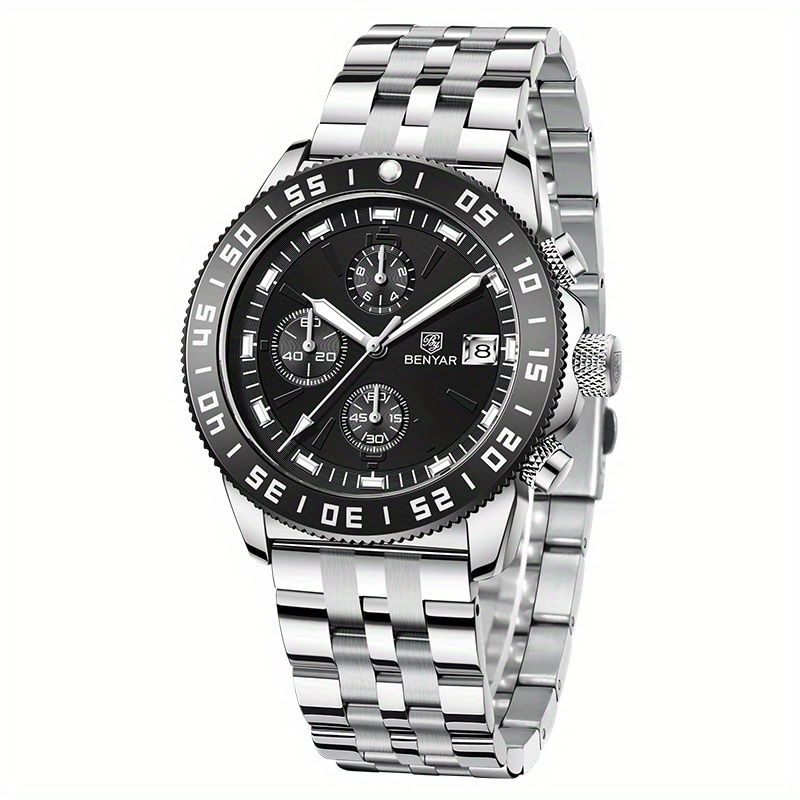 Stylish Wrist Watch Men Perfect Quartz Movement - Temu