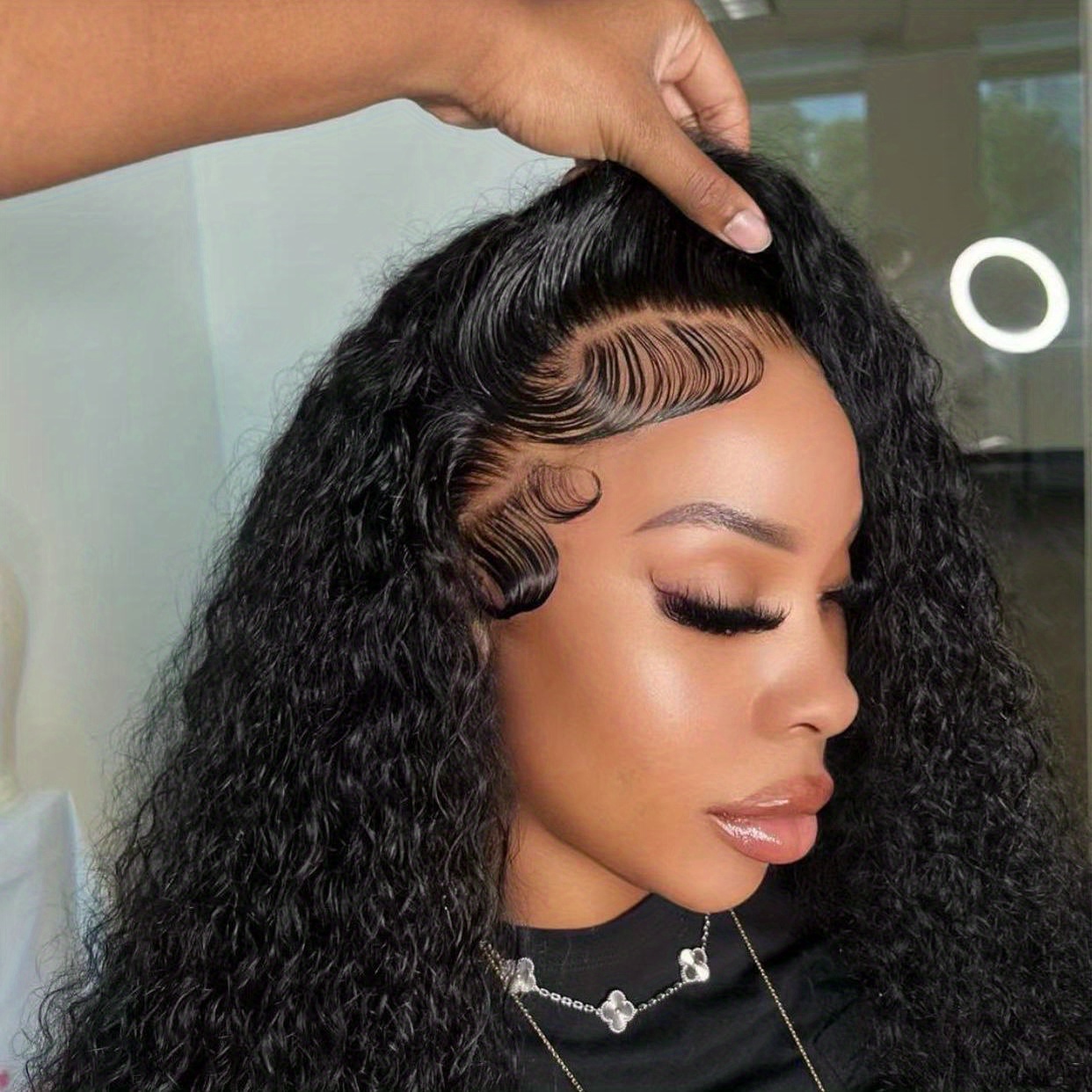 Water Wave 13x4 Lace Front Wigs Glueless Brazilian 100 Temu