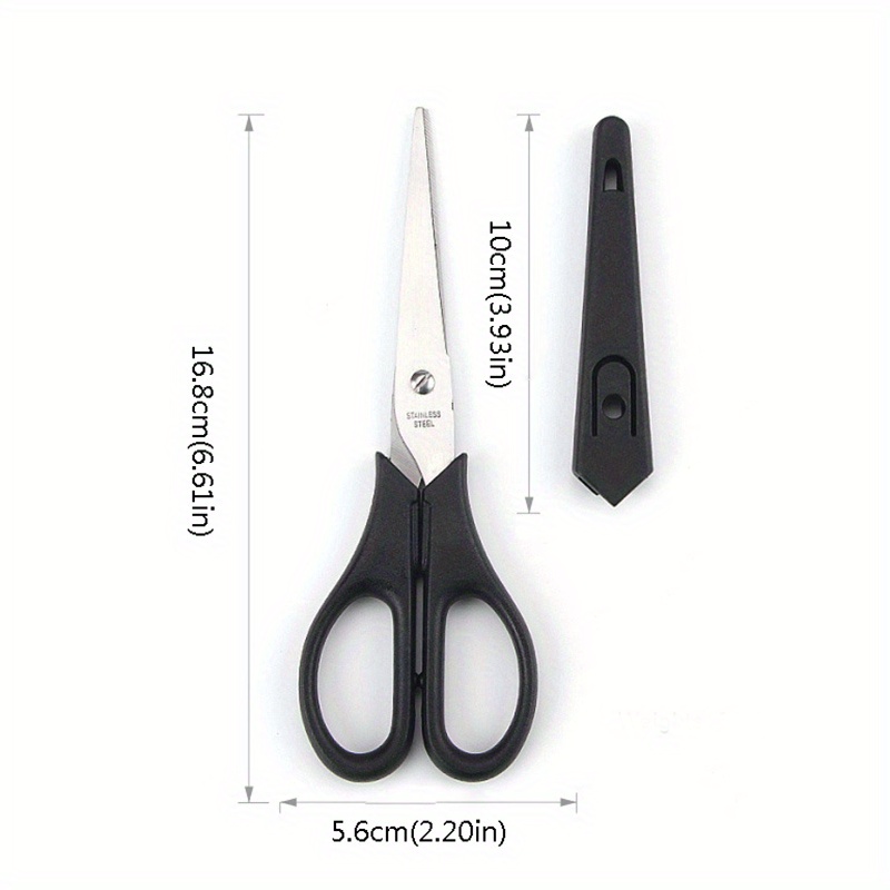 Office Scissors Handmade Paper Cutting Scissors Stationery - Temu