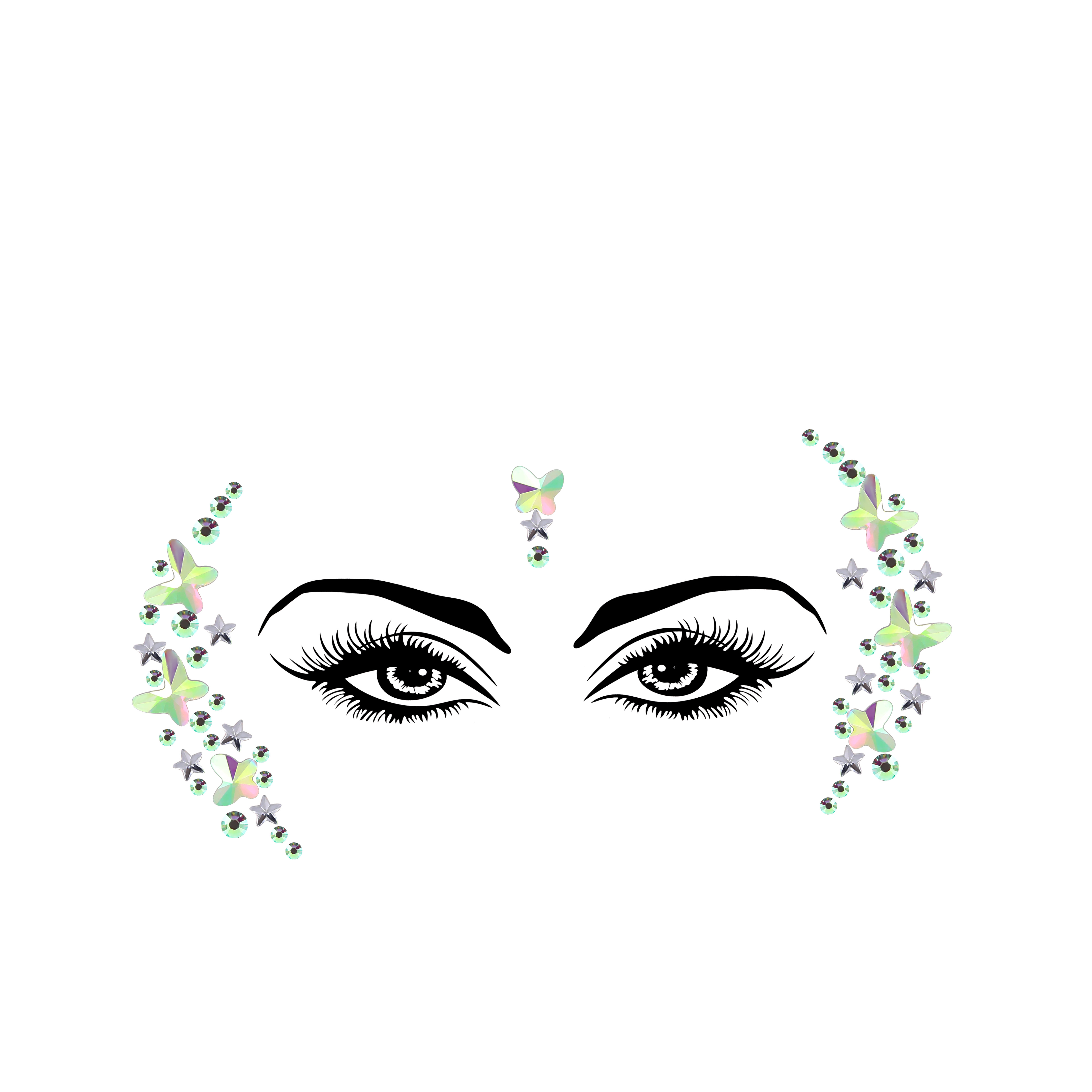 Face Jewels And Body Glitter Face Gems Mermaid Face Jewels - Temu