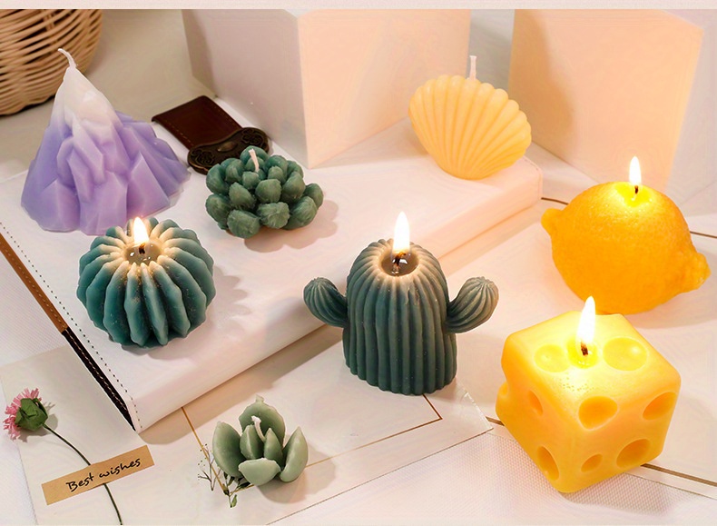 1 Pieza Velas Aromáticas En Forma Mini, Velas Concha, Velas Fresa