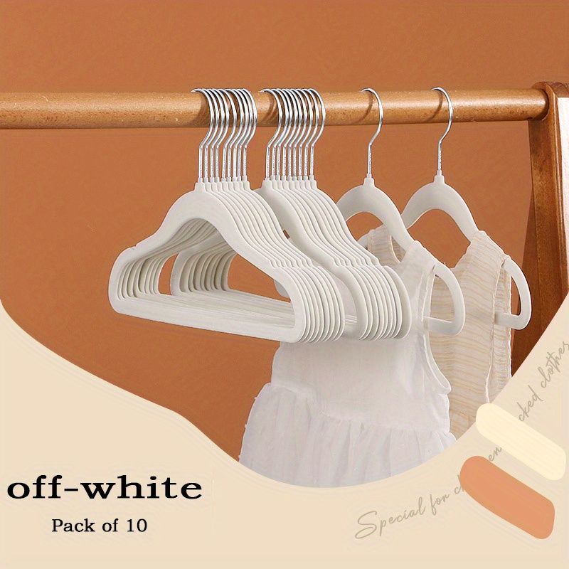 Coat Hanger Rope Hanger, White